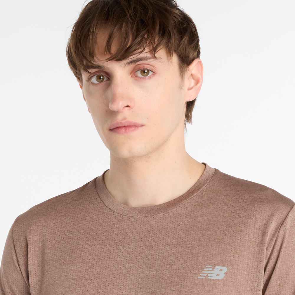 Koszulka męska New Balance MT41253EAT – beżowa
