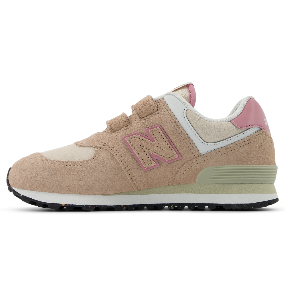 Buty dziecięce New Balance PV574QTC – beżowe