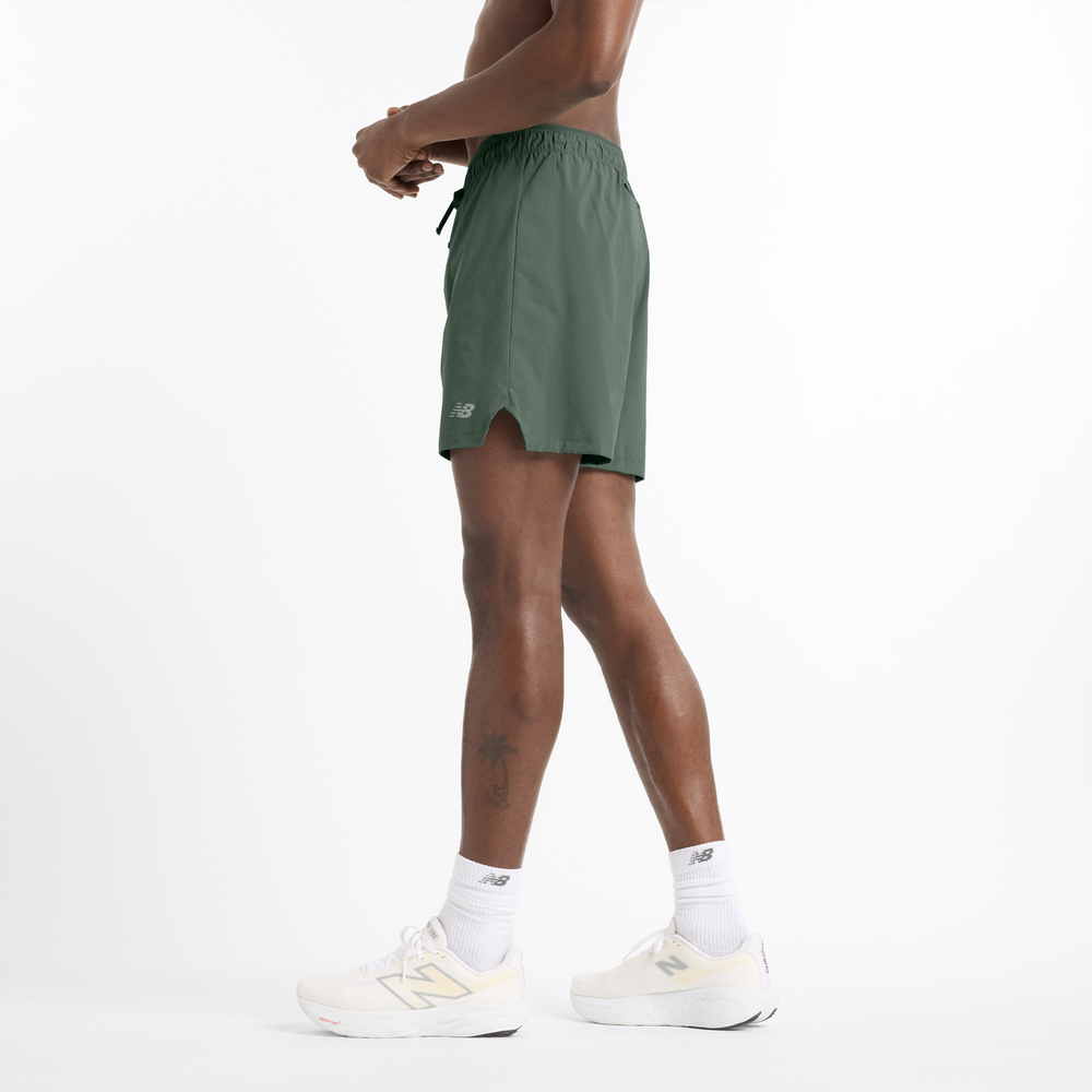 Spodenki męskie New Balance MS41283DKJ – zielone