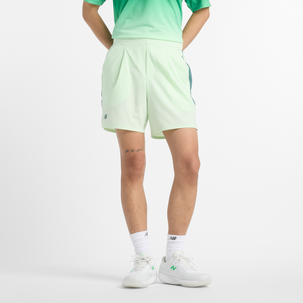 Spodenki męskie New Balance MS41401MEW – zielone