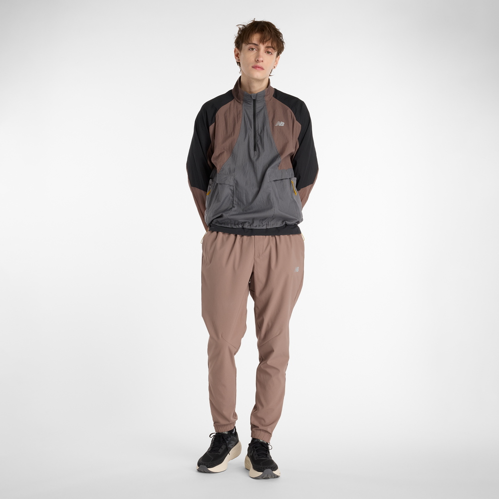 Kurtka męska New Balance MO53206EAS – brązowa