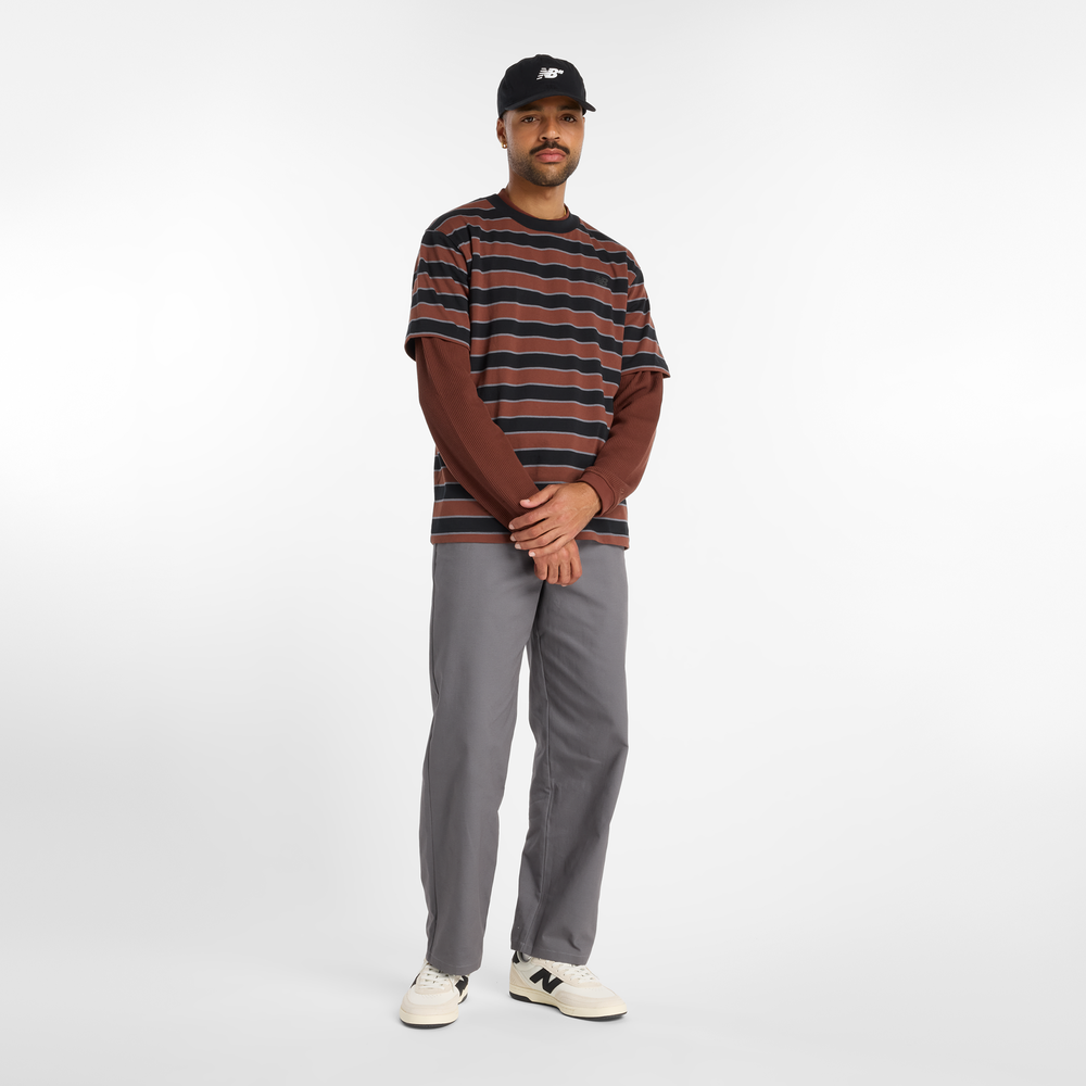 Koszulka męska New Balance Numeric MT53700BK – brązowa