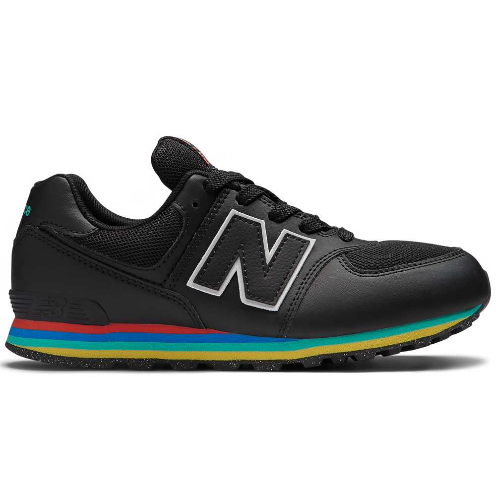 Buty dziecięce New Balance GC574KIF – czarne