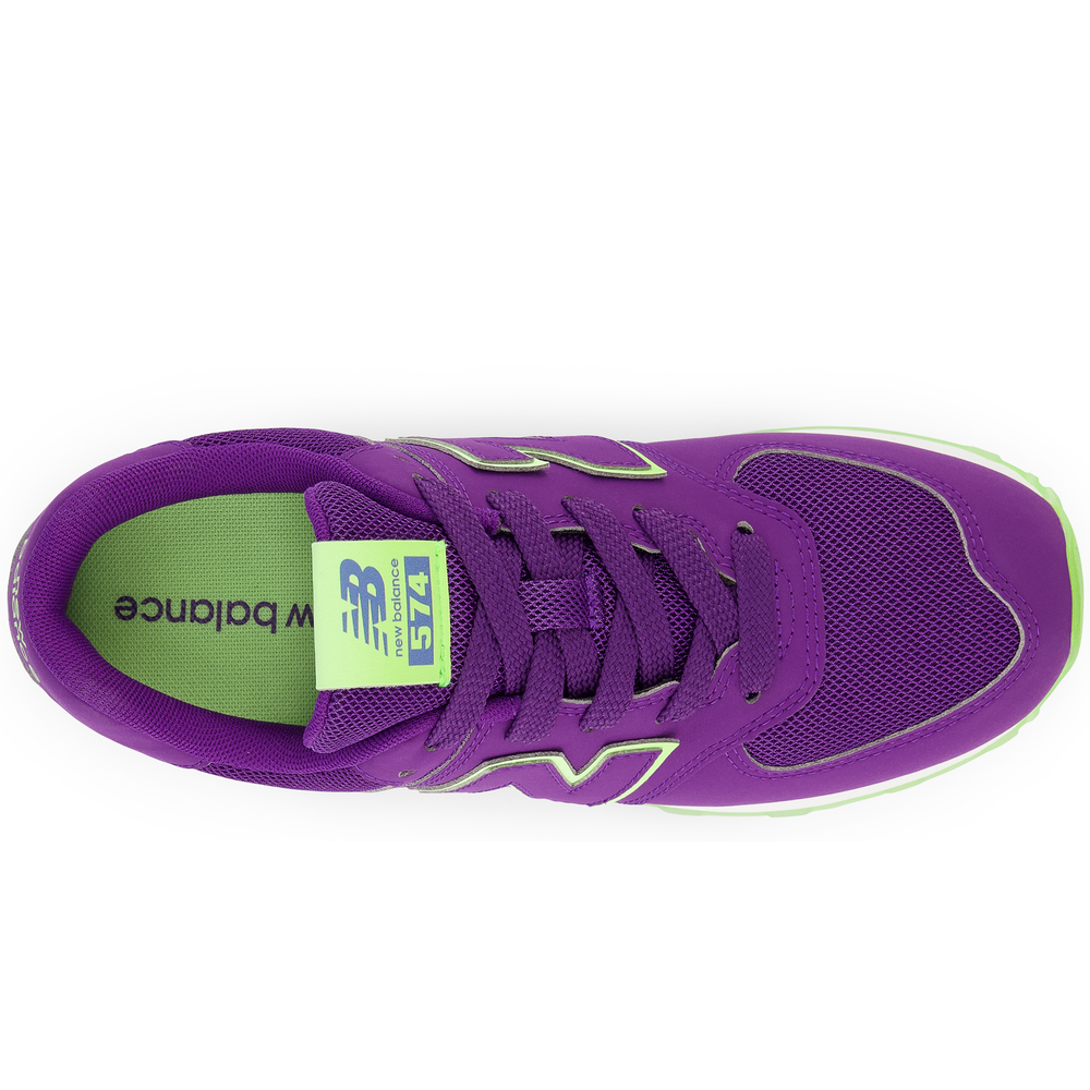 Buty dziecięce New Balance GC574IP1 – fioletowe