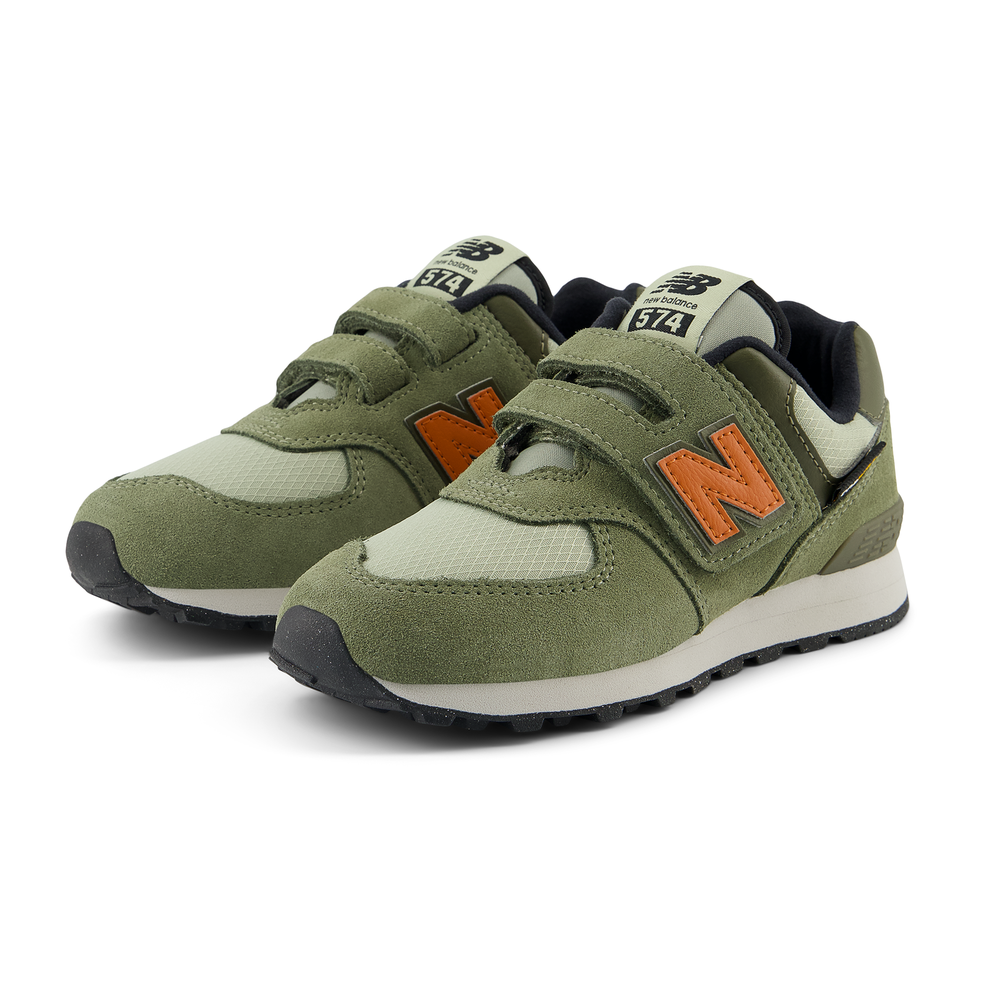 Buty dziecięce New Balance PV574SOF – zielone