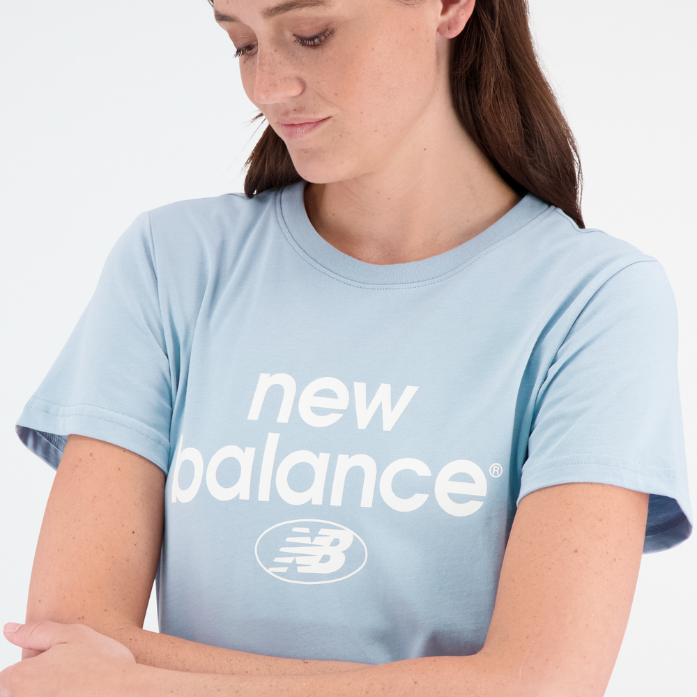 Koszulka damska New Balance WT31507LAY – niebieska