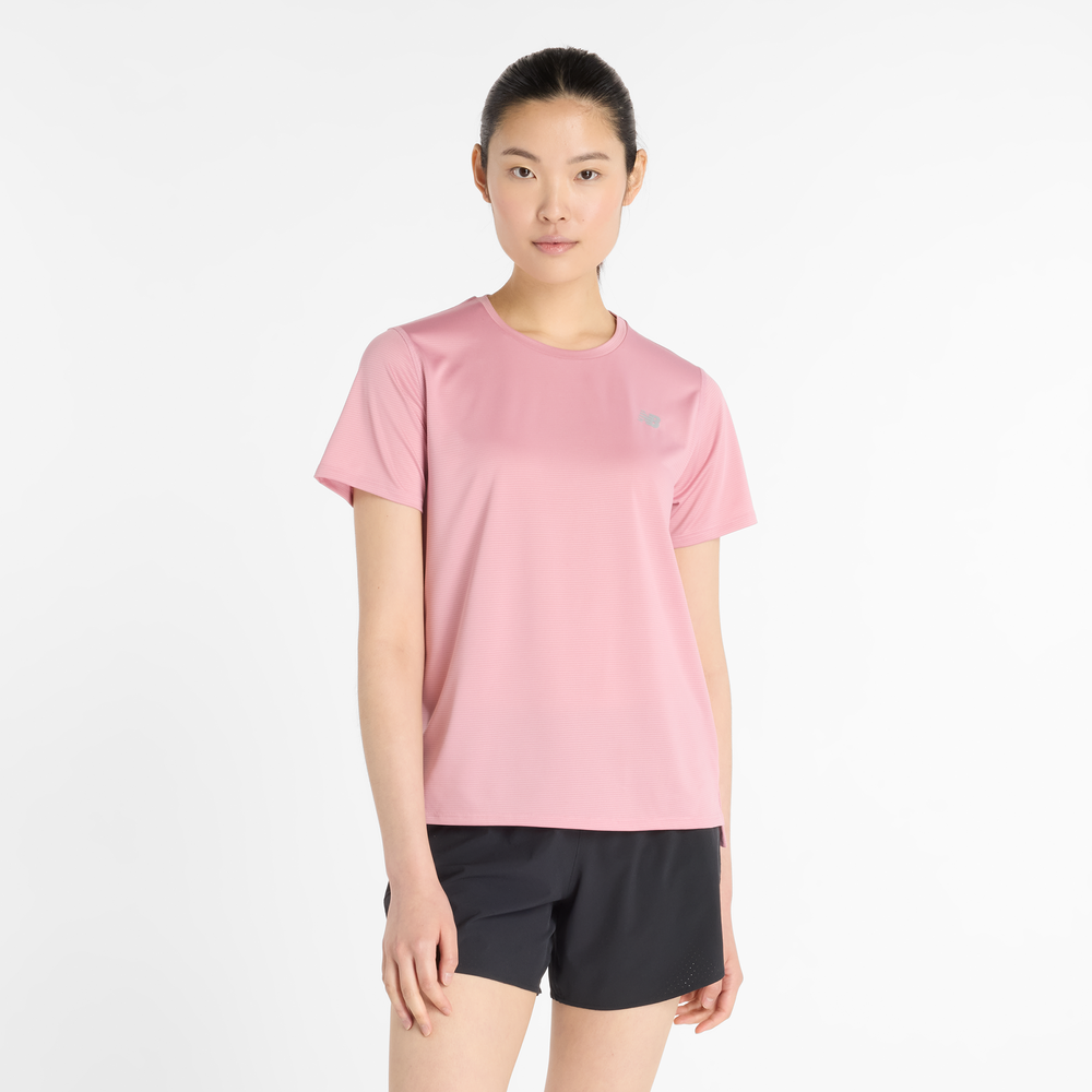 Koszulka damska New Balance WT41222PTF – różowa