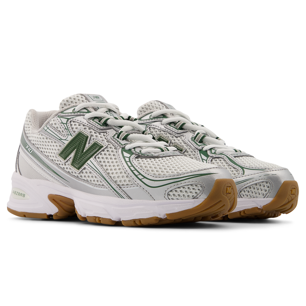 Buty dziecięce New Balance GR740SF – srebrne