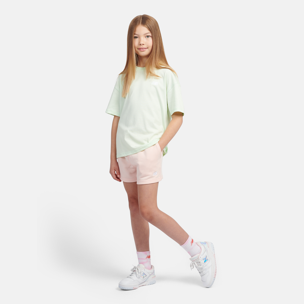Spodenki dziecięce New Balance LAKG0006PIE – różowe
