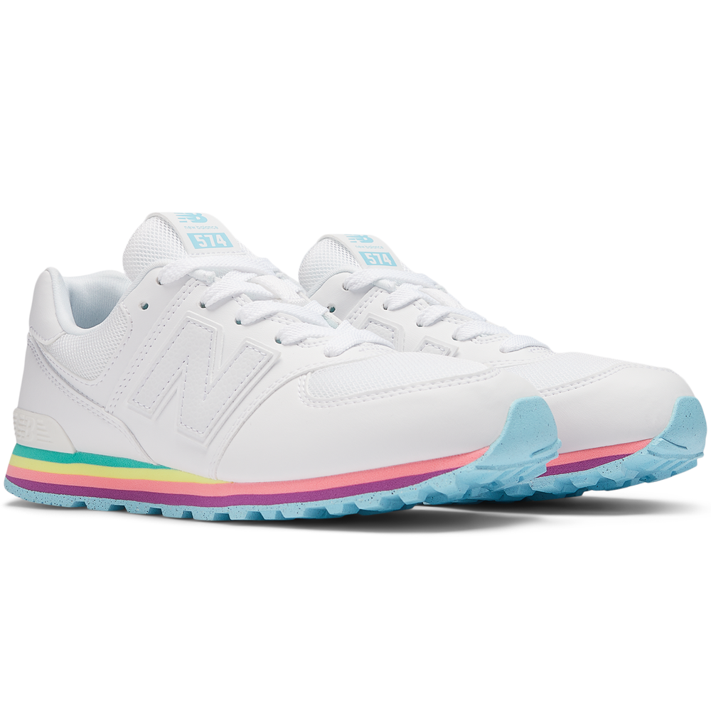 Buty dziecięce New Balance GC574KIJ – białe