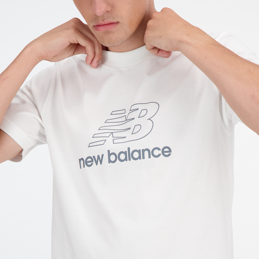 Koszulka męska New Balance MT41906WT – biała