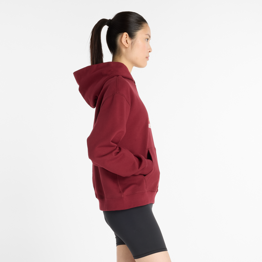 Bluza damska New Balance WT51501MHB – bordowa