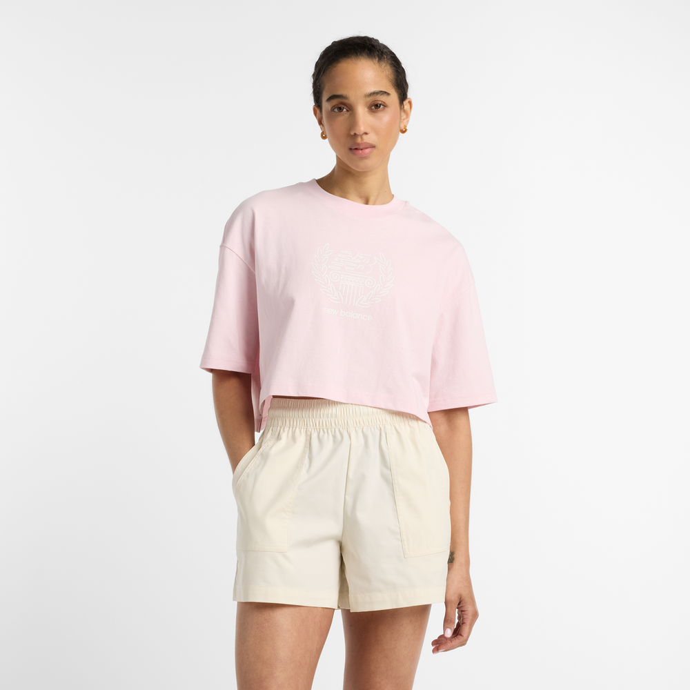 Koszulka damska New Balance WT51935RSG – różowa