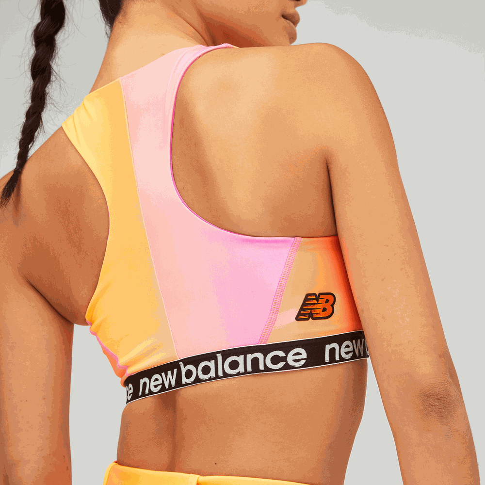 Biustonosz New Balance WB21160VPK – pomarańczowy
