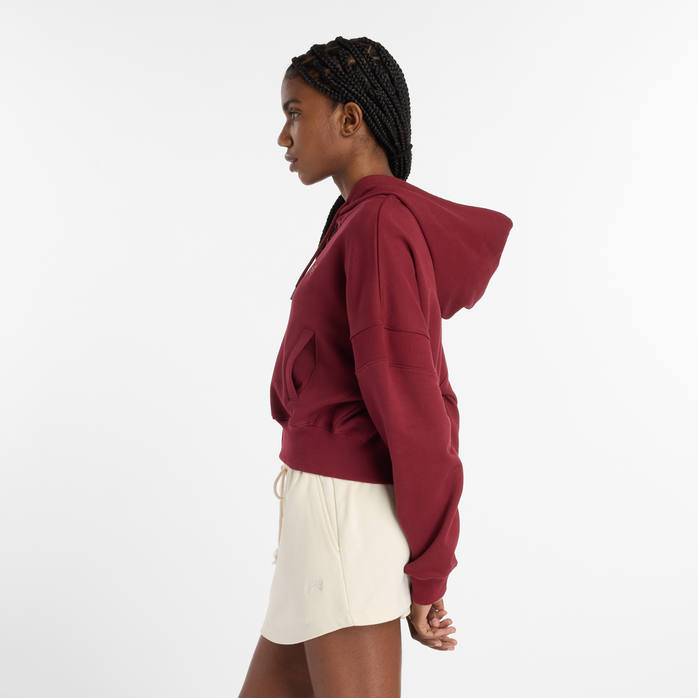 Bluza damska New Balance WJ51506MHB – bordowa