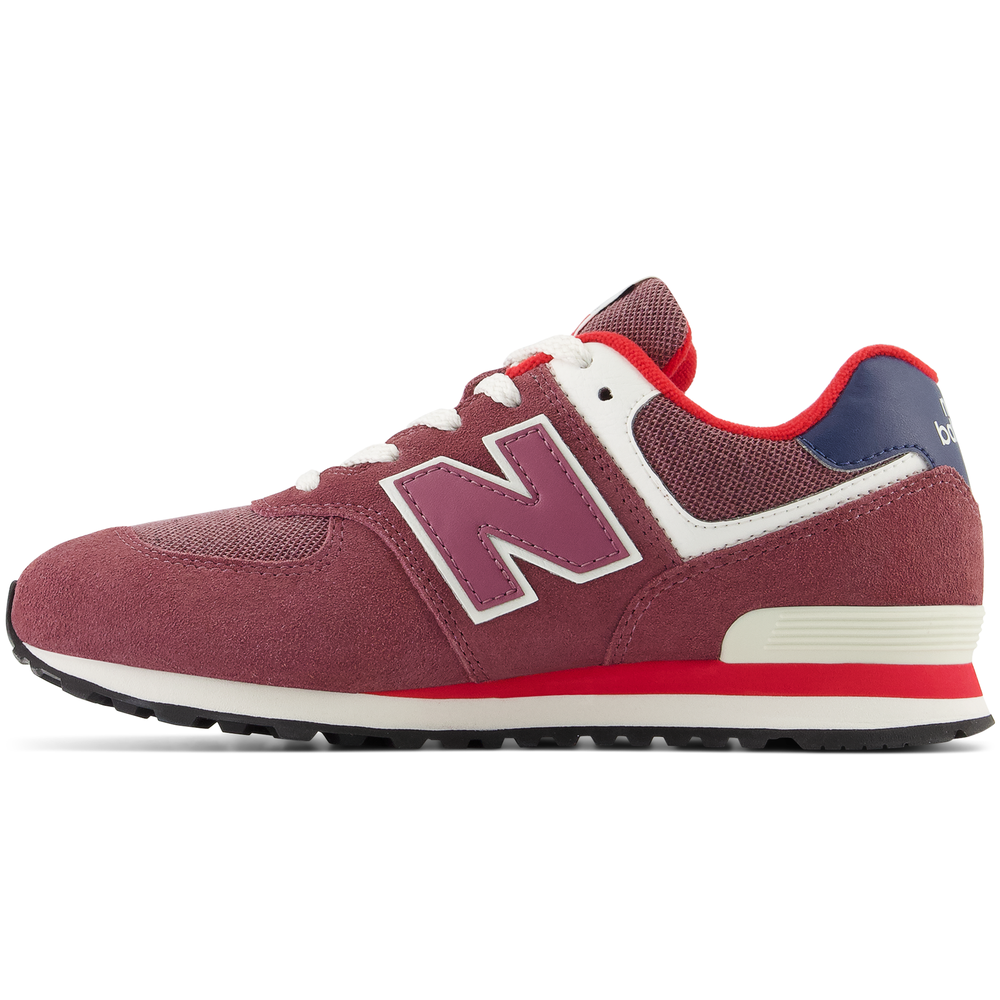 Buty dziecięce New Balance GC574NX1 – czerwone