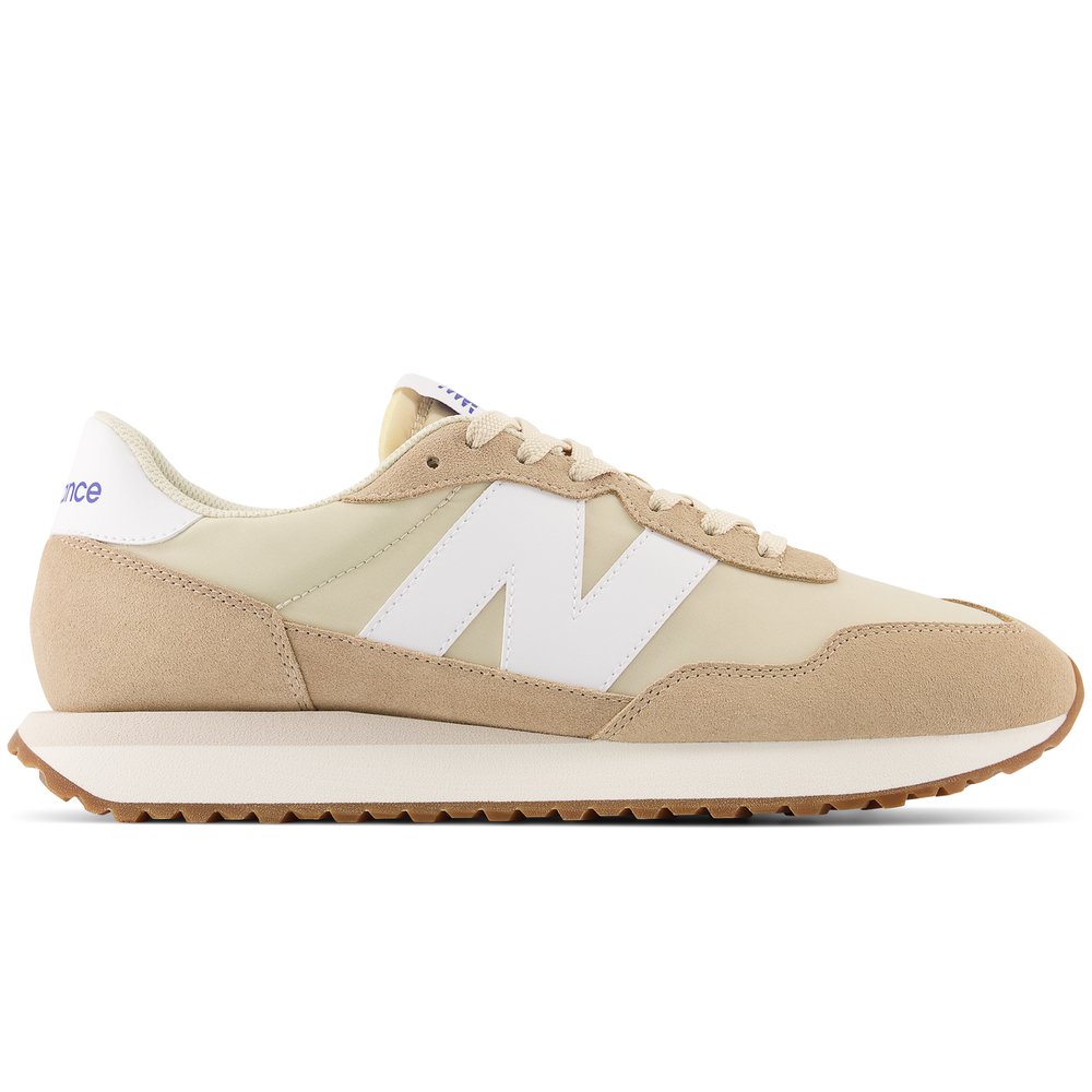 Buty dziecięce New Balance GS237RD – beżowe
