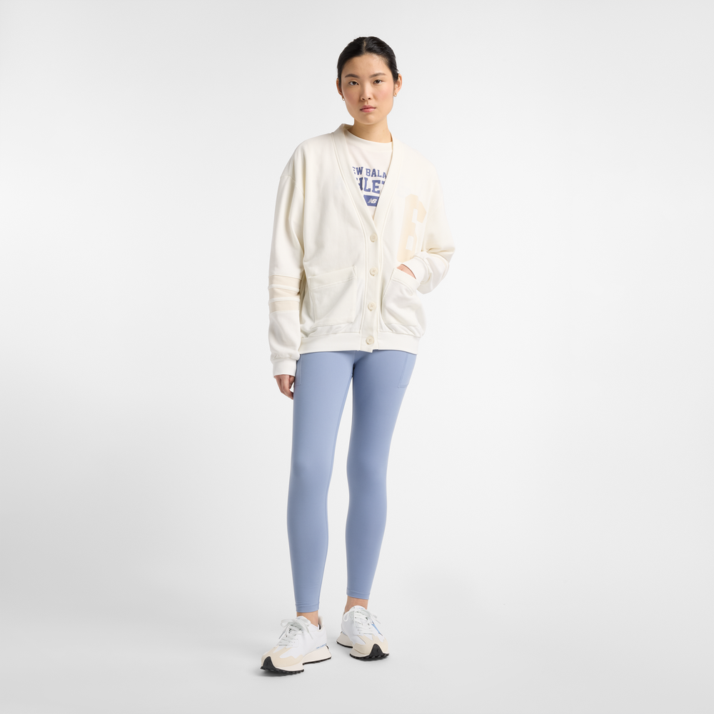 Kardigan damski New Balance WT51515SST – beżowy