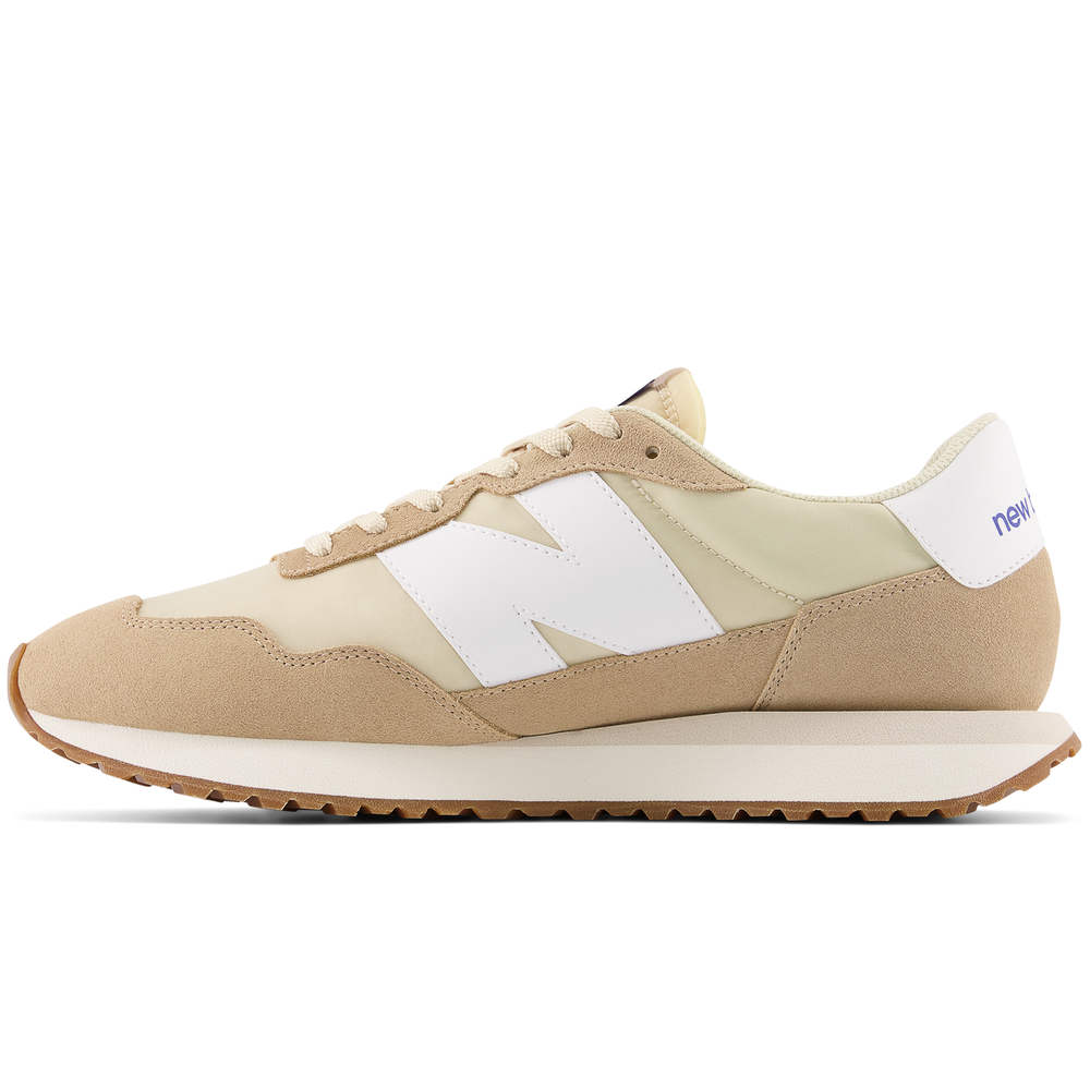 Buty dziecięce New Balance GS237RD – beżowe