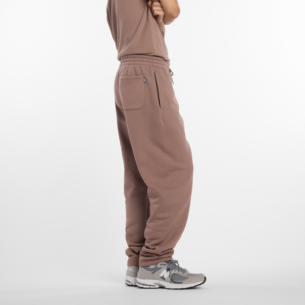 Spodnie męskie New Balance MP53508EAS – brązowe