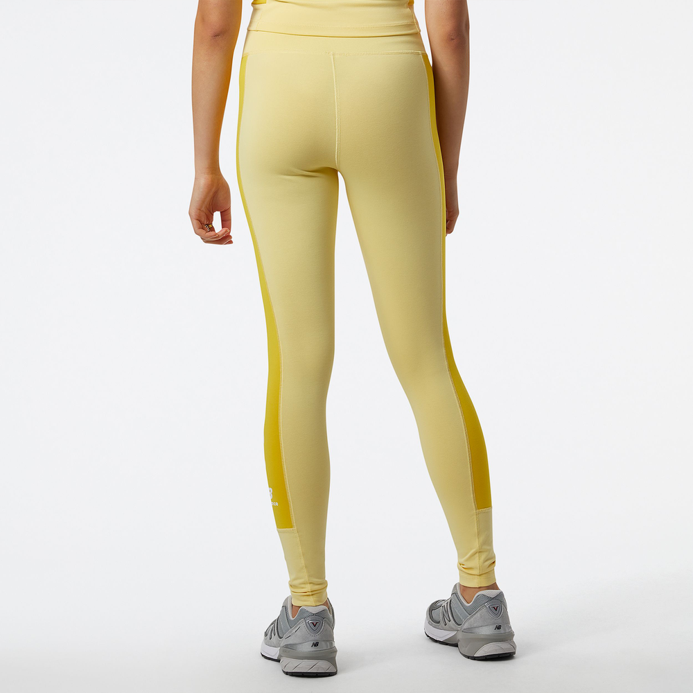 Legginsy damskie New Balance WP23501HCM – żółte