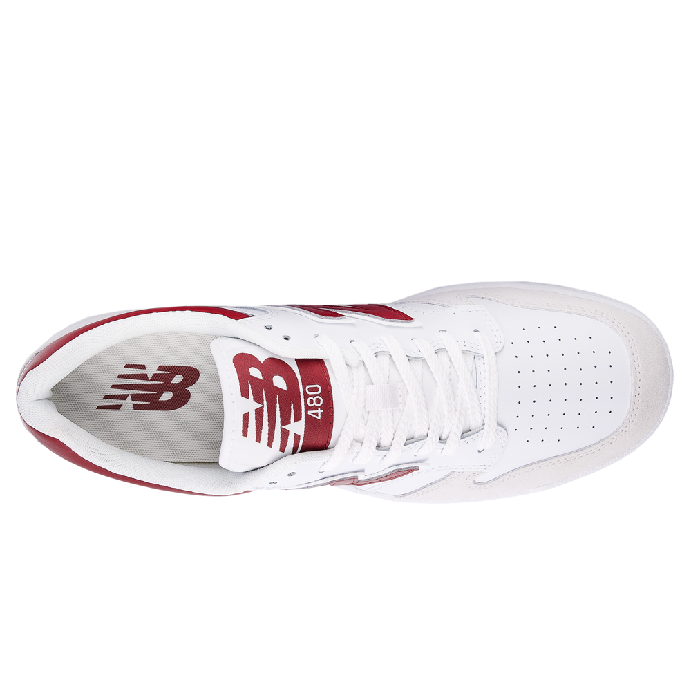 Buty unisex New Balance BB480LIR – białe