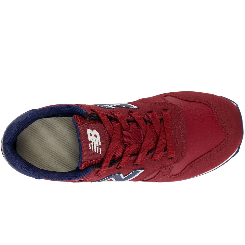 Buty dziecięce New Balance YC373VK2 – bordowe