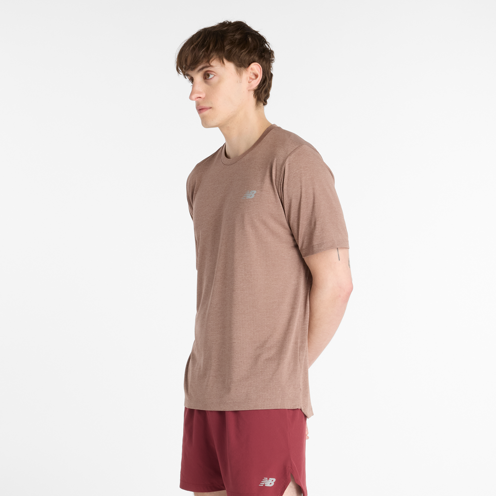 Koszulka męska New Balance MT41253EAT – beżowa