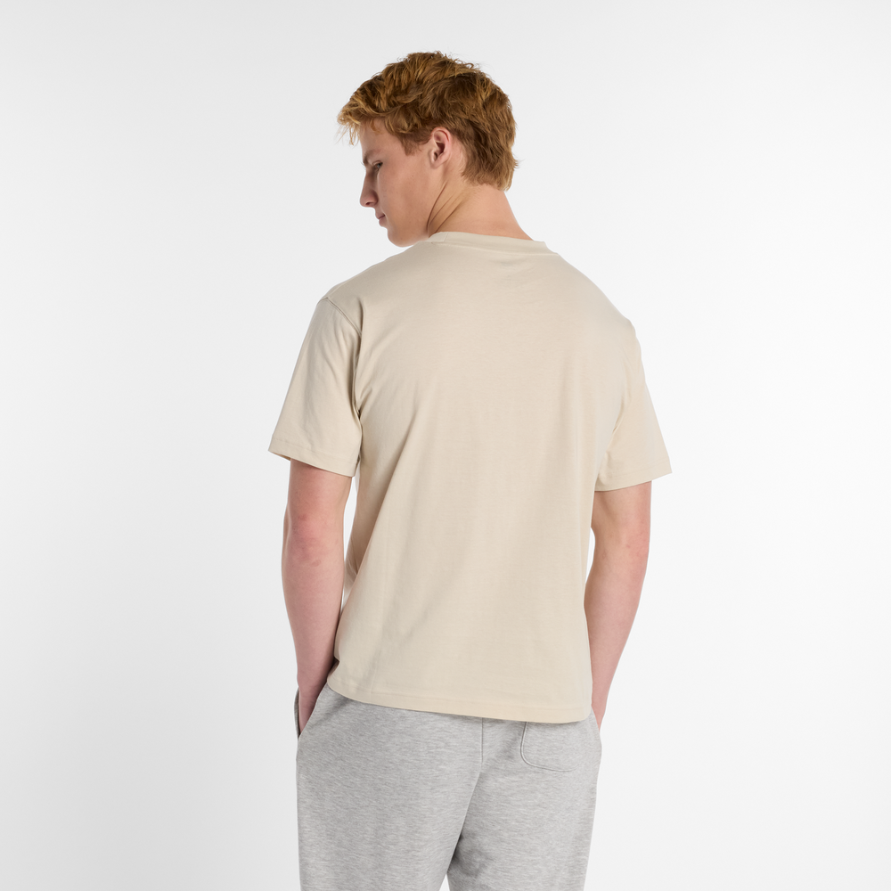 Koszulka męska New Balance MT51507TWF – beżowa