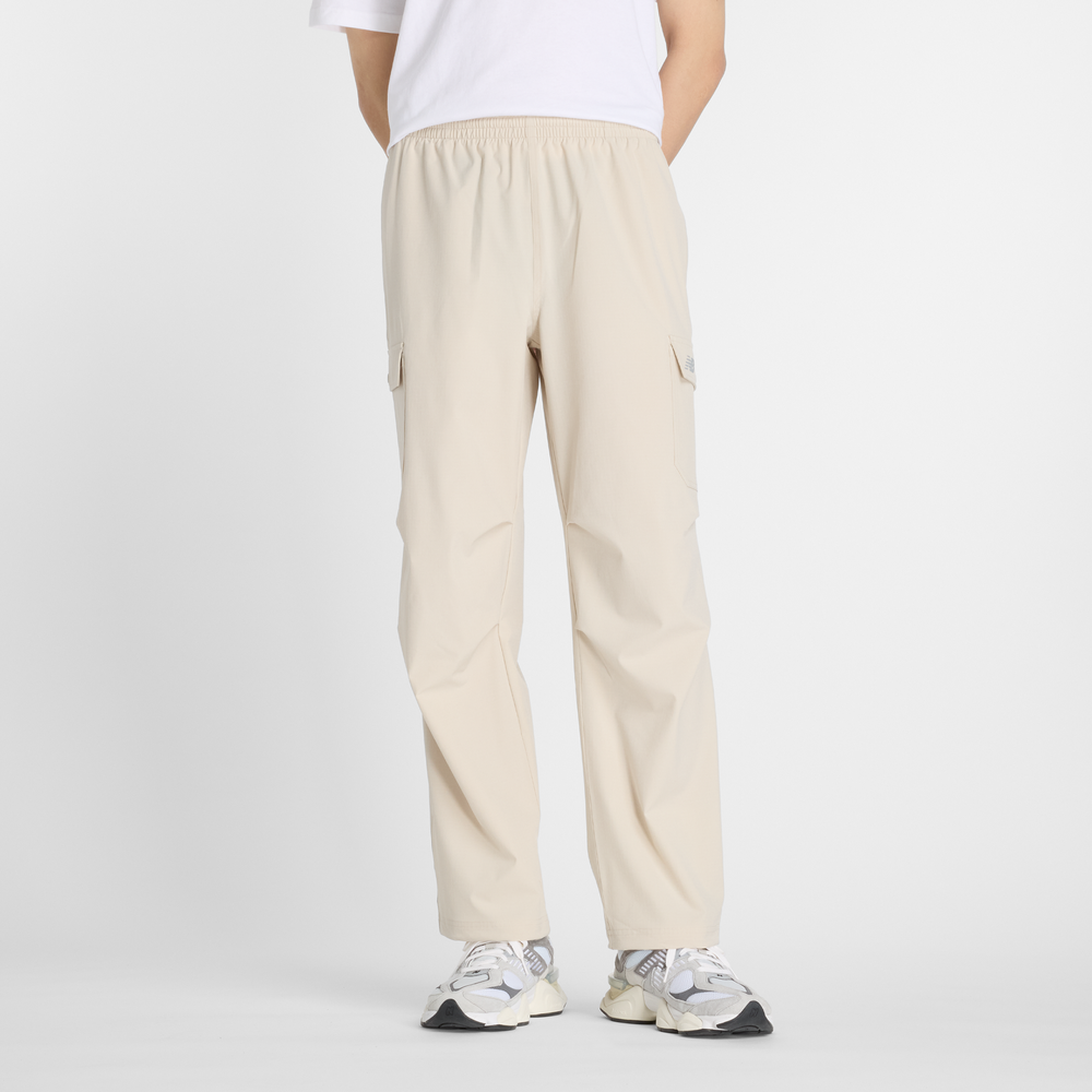 Spodnie męskie New Balance MP51538TWF – beżowe