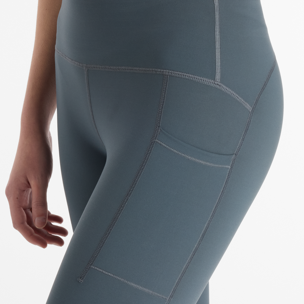 Legginsy damskie New Balance WP51268GT – szare