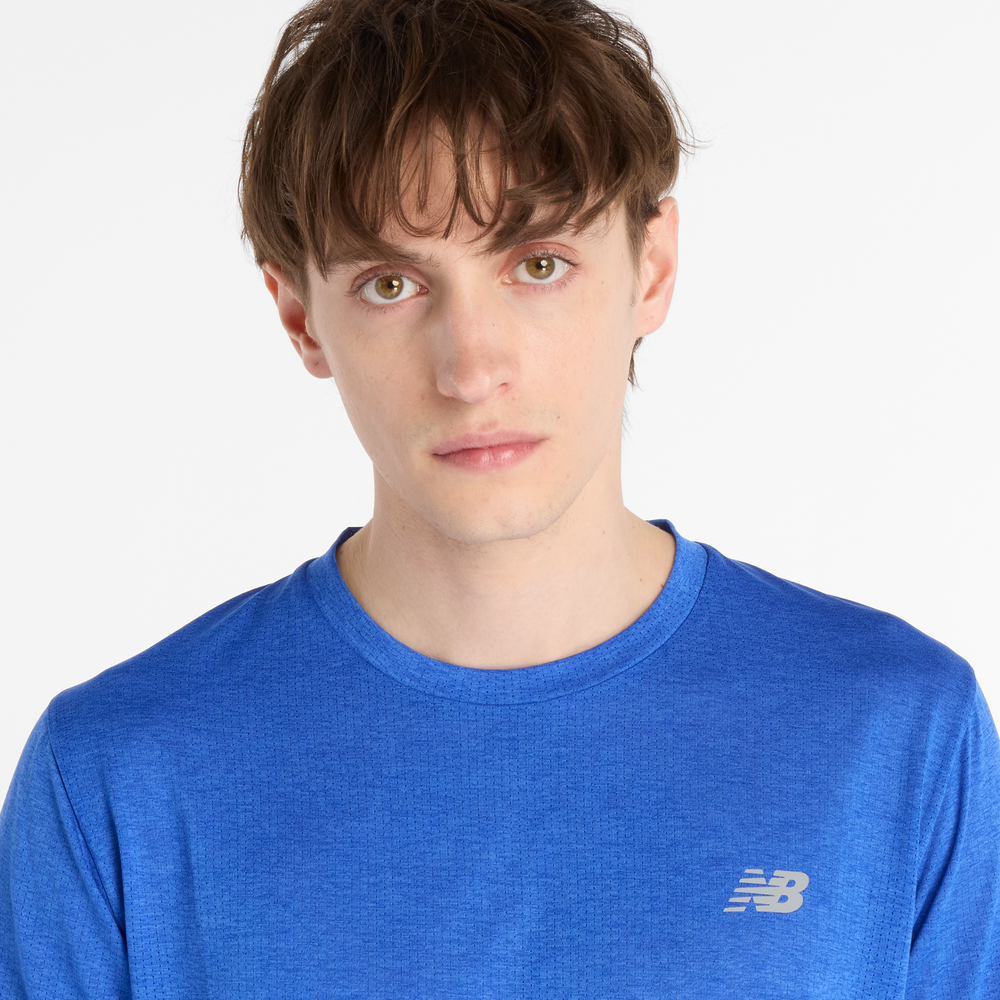 Koszulka męska New Balance MT41253BEA – niebieska