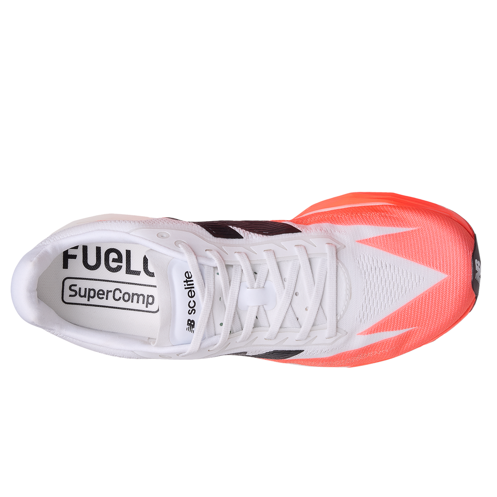 Buty męskie New Balance FuelCell SC Elite V5 MRCELLR5 – pomarańczowe