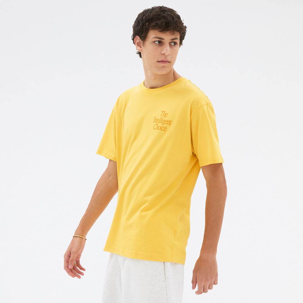 Koszulka męska New Balance MT23502HCM – żółta