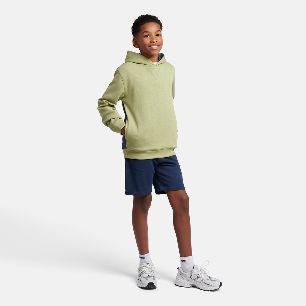 Bluza dziecięca New Balance LAKB0192EEN – zielona