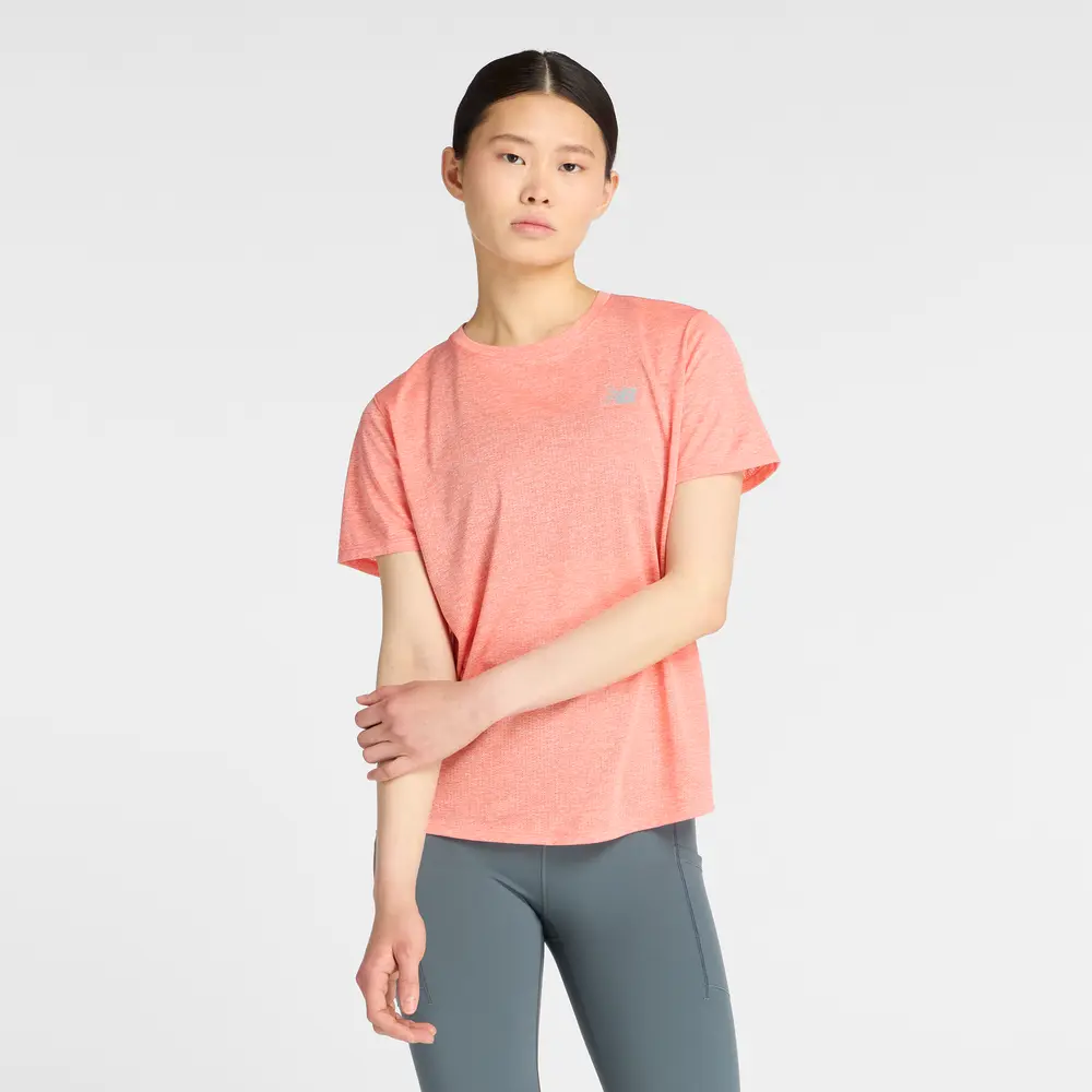 Koszulka damska New Balance WT41253FLE – pomarańczowa