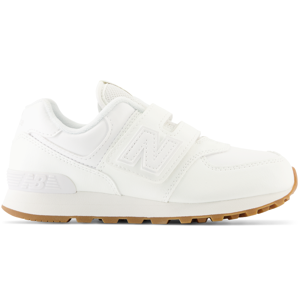 Buty dziecięce New Balance PV574NWW – białe