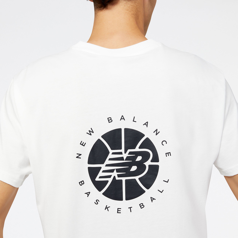 Koszulka męska New Balance MT23582WT – biała