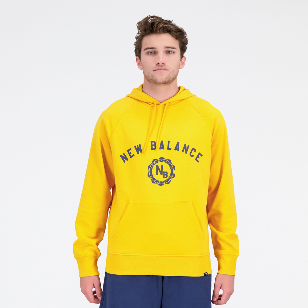 Bluza męska New Balance MT31901VGL – żółta