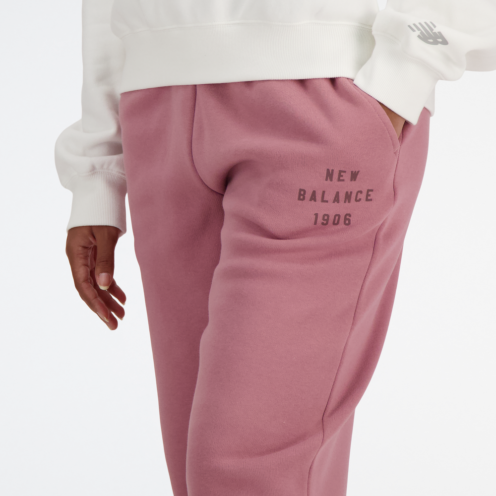 Spodnie damskie New Balance WP41508RSE – różowe
