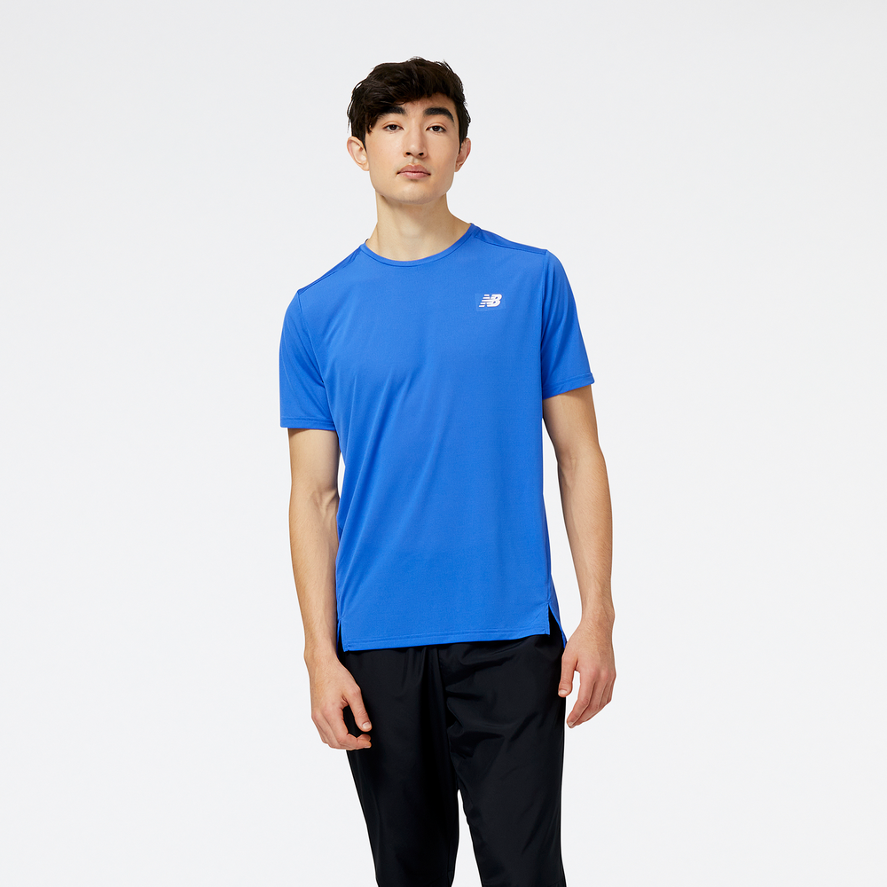 Koszulka męska New Balance MT23222MIB – niebieskie