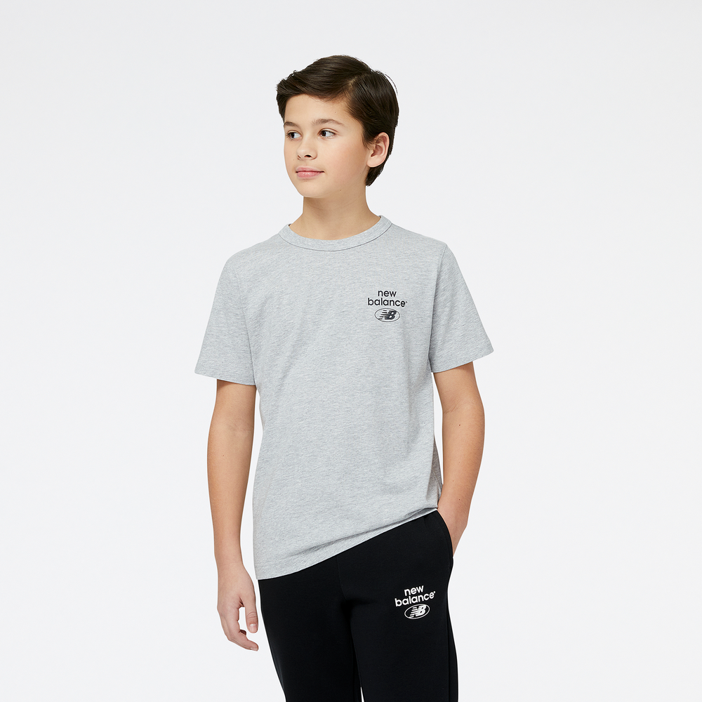 Koszulka dziecięca New Balance YT31518AG – szara