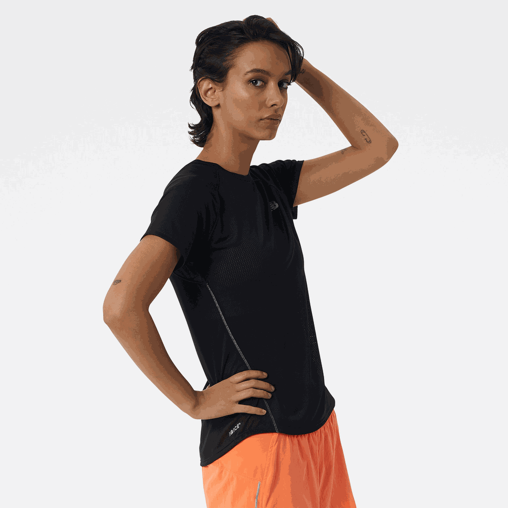 Koszulka damska New Balance WT21262BK – czarna