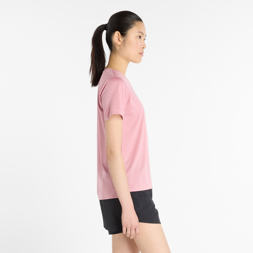 Koszulka damska New Balance WT41222PTF – różowa