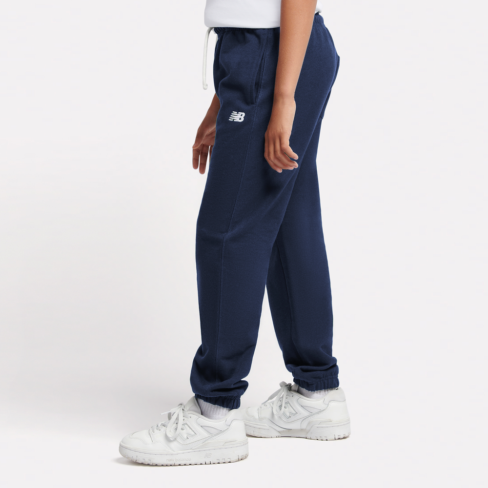 Spodnie dziecięce New Balance LAKB0060NNY – granatowe