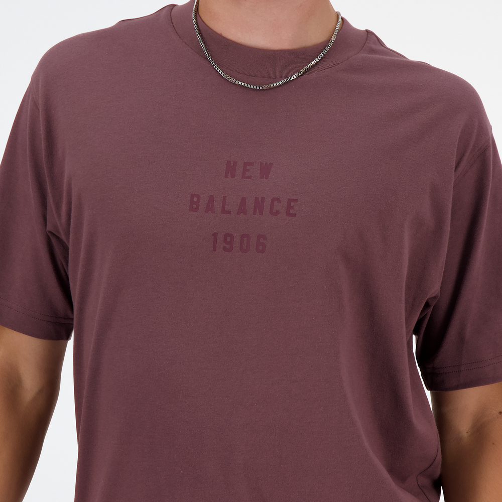 Koszulka męska New Balance MT41519LIE – bordowa