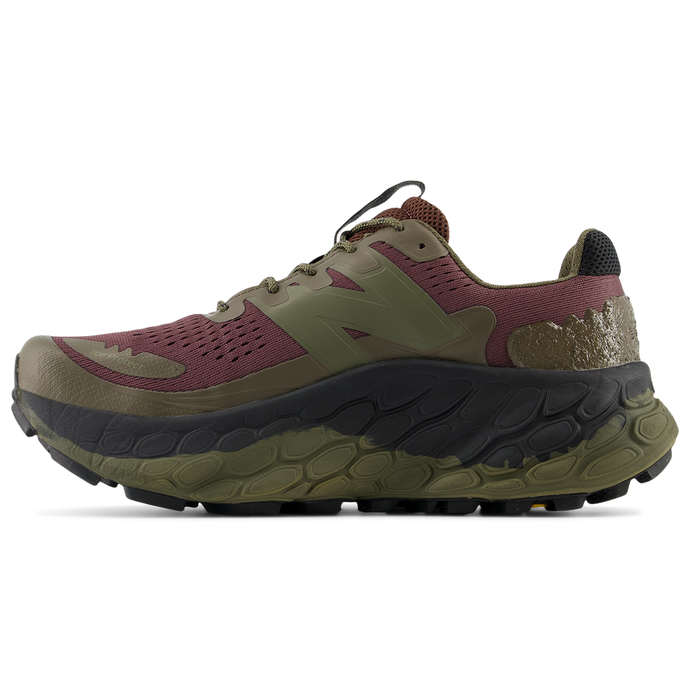 Buty męskie New Balance Fresh Foam X More Trail v3 MTMORNAD – bordowe