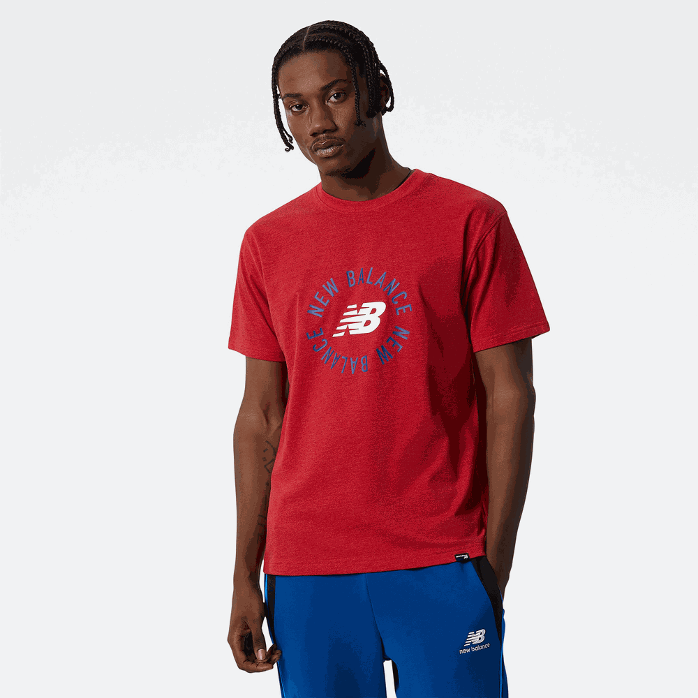 Koszulka New Balance MT21901REP – czerwona
