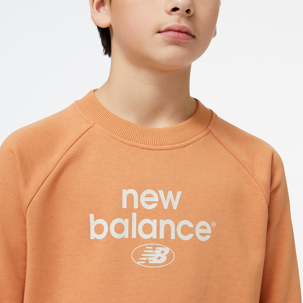 Bluza dziecięca New Balance YT31508SEI – pomarańczowa