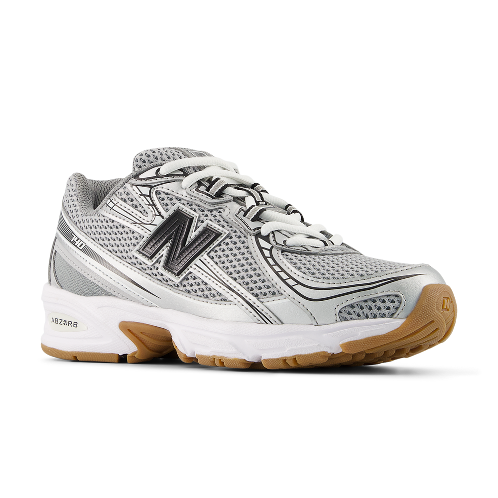 Buty dziecięce New Balance GR740GB – szare